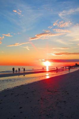 Read Online Siesta Key, Florida Beach at Sunset: Blank 150 Page Lined Journal for Your Thoughts, Ideas, and Inspiration -  | ePub