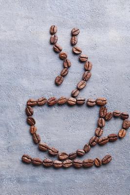 Download Coffee Bean Art: Coffee Cup Made Out of Coffee Beans Journal: 150 Page Lined Notebook/Diary -  | ePub