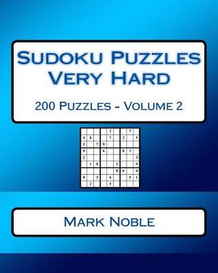 Download Sudoku Puzzles Very Hard Volume 2: Very Hard Sudoku Puzzles For Advanced Players - Mark Noble file in ePub