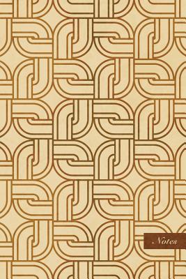 Full Download Notes: 6x9 Unruled Blank Notebook - Round Corner Square Cross Frame Chain Line - Retro Brown Worn Out Vintage Seamless Pattern Cover. Matte Softcover and Cream Interior Papers. -  | ePub