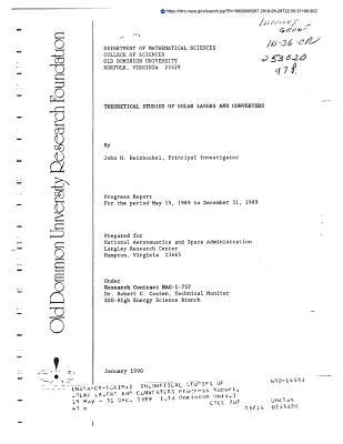 Download Theoretical Studies of Solar Lasers and Converters - National Aeronautics and Space Administration file in PDF