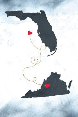 Read Online Florida & Virginia: Long Distance Out of State Notebook - Blank Lines -  file in ePub