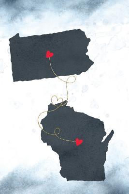 Read Online Pennsylvania & Wisconsin: Long Distance Out of State Notebook - Blank Lines -  file in ePub
