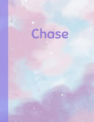 Full Download Chase: Personalized Composition Notebook - College Ruled (Lined) Exercise Book for School Notes, Assignments, Homework, Essay Writing. Pink Blue Purple Cover Art - Cloud Marble with Name -  file in ePub