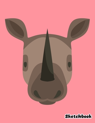 Download Sketchbook: Cute Rhino Sketchbook - 110 Pages 8.5x11 Large Blank Sketchbook for Drawing, Doodling & Writing - Cute Sketch Book for Kids (Cute Animal Sketchbook Volume 11) - Andy Happy Merry file in ePub